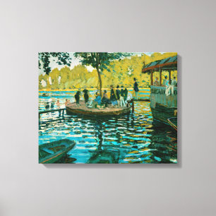 Impressão Em Tela La Grenouillere - Claude Monet - 1869