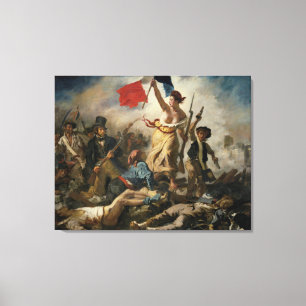 Impressão Em Tela La Liberté guidant le peuple - Eugène Delacroix