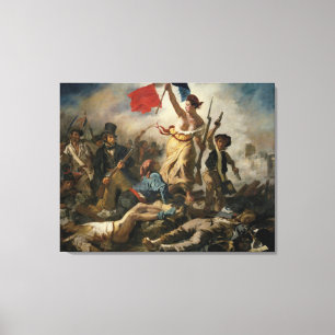 Impressão Em Tela La Liberté guidant le peuple - Eugène Delacroix