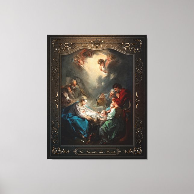 Impressão Em Tela La Lumière du Monde por François Boucher (Frente)