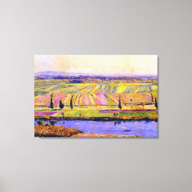 Impressão Em Tela La Plaine de Gennevilliers de Caillebotte (Frente)