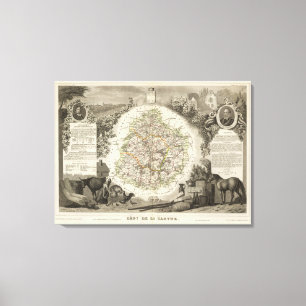 Impressão Em Tela La Sarthe do De do serviço