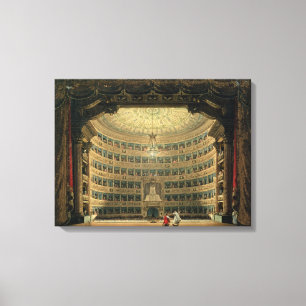 Impressão Em Tela La Scala, Milão, durante um desempenho