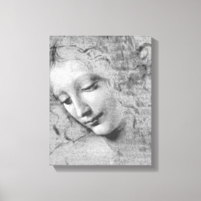 Impressão Em Tela La Scapigliata por Leonardo da Vinci (Frente)