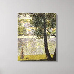 Impressão Em Tela La Seine de Seurat o "um Courbevoie "