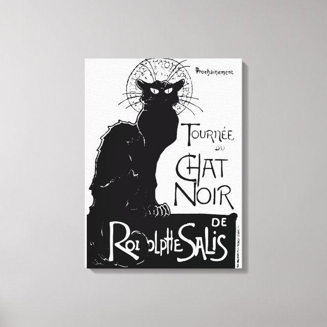 Impressão Em Tela La tournée du Chat Noir (Frente)