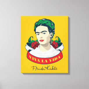 Impressão Em Tela La Vida de Frida Kahlo Viva