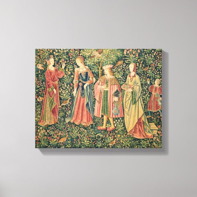 Impressão Em Tela La Vie Seigneuriale: O Promenade (Frente)