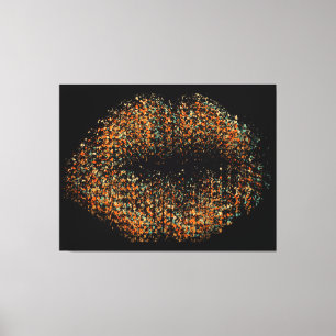 Impressão Em Tela Lábios modernos #20 da arte abstracta