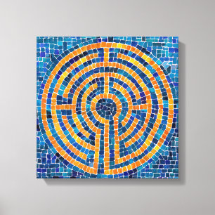 Impressão Em Tela LABIRINTO IV Tela Enrolada 12x12 (2,5" Profundidad