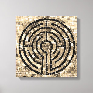Impressão Em Tela LABIRINTO V Tela Embrulhada 12x12 (2,5" Profundo)