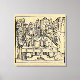 Impressão Em Tela Laboratório Real de Alquimistas