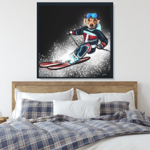 IMPRESSÃO EM TELA LABRADOR RETRIEVER 