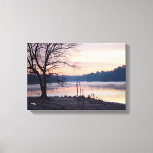 Impressão Em Tela Laca do Pastel nascer do sol Tela esticada