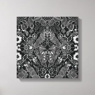 Impressão Em Tela Lace Floral Harmony