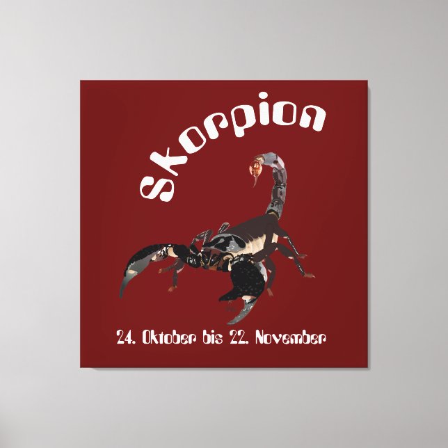 Impressão Em Tela Lacrau 24. outubro até 22. novembro linho (Frente)