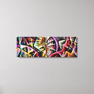 Impressão Em Tela Lady Fractal, a Princesa Abstrato da Terra Fractal