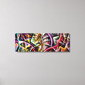 Impressão Em Tela Lady Fractal, a Princesa Abstrato da Terra Fractal