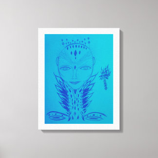 Impressão Em Tela Lady Galactic Being