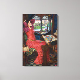 Impressão Em Tela Lady Shallot por John William Waterhouse