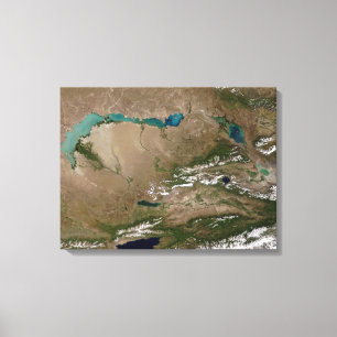 Impressão Em Tela Lago Balkhash em Kazakhstan oriental