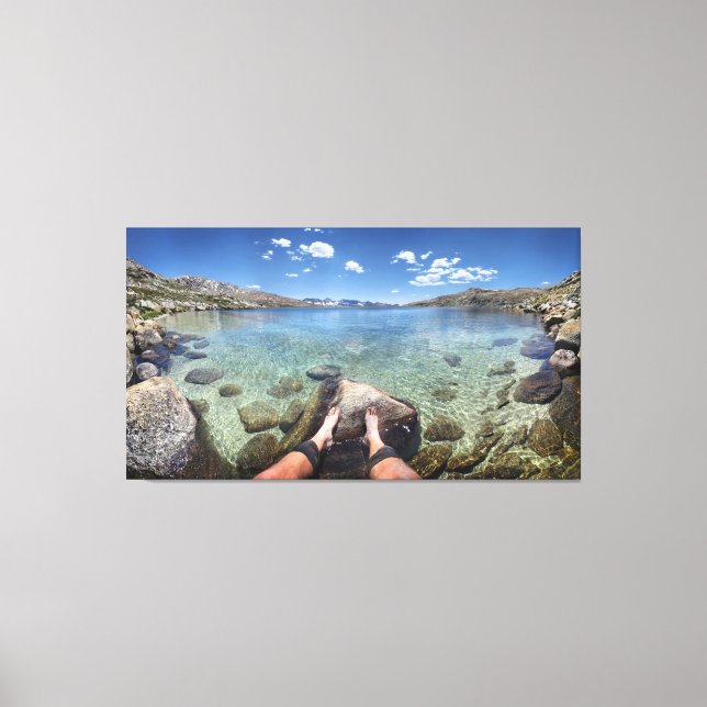 Impressão Em Tela Lago de Desolação - Serra (Frente)