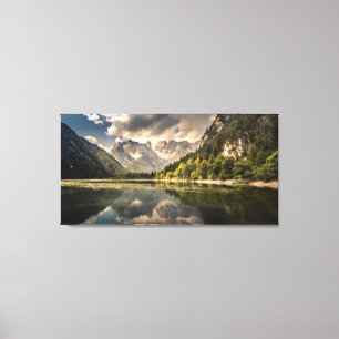 Impressão Em Tela Lago Di Landro Dürrensee, Italia
