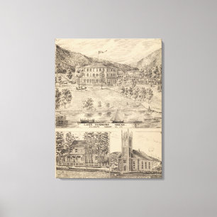 Impressão Em Tela Lago Dunmore House em Salisbury