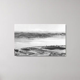 Impressão Em Tela Lago Elsinore, cidade aérea de CA e opinião do