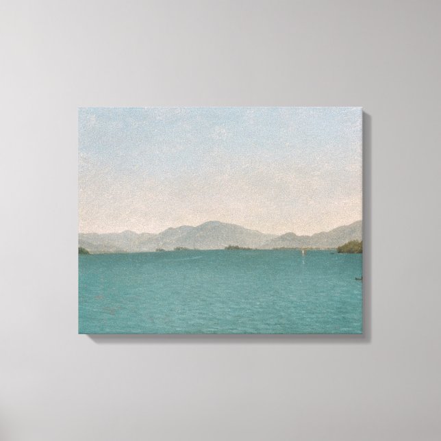 Impressão Em Tela Lago George, estudo gratuito (Frente)