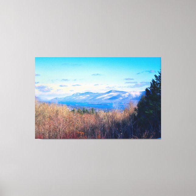 Impressão Em Tela Lago George NY (Frente)