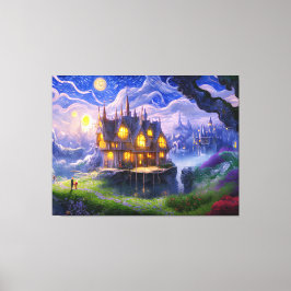 Impressão Em Tela Lago House