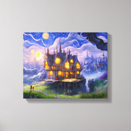 Impressão Em Tela Lago House