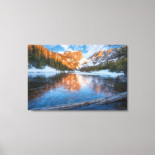 Impressão Em Tela Lago ideal gelado