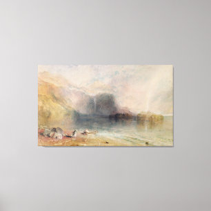 Impressão Em Tela Lago joseph Mallord William Turner   Keswick, Cumb