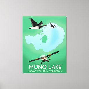 Impressão Em Tela Lago Mono,poster de viagens Mono