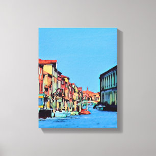 Impressão Em Tela Lagoa veneziana - MURANO - vista
