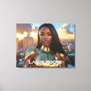 IMPRESSÃO EM TELA LAGOS - NIGERIA - ÁFRICA