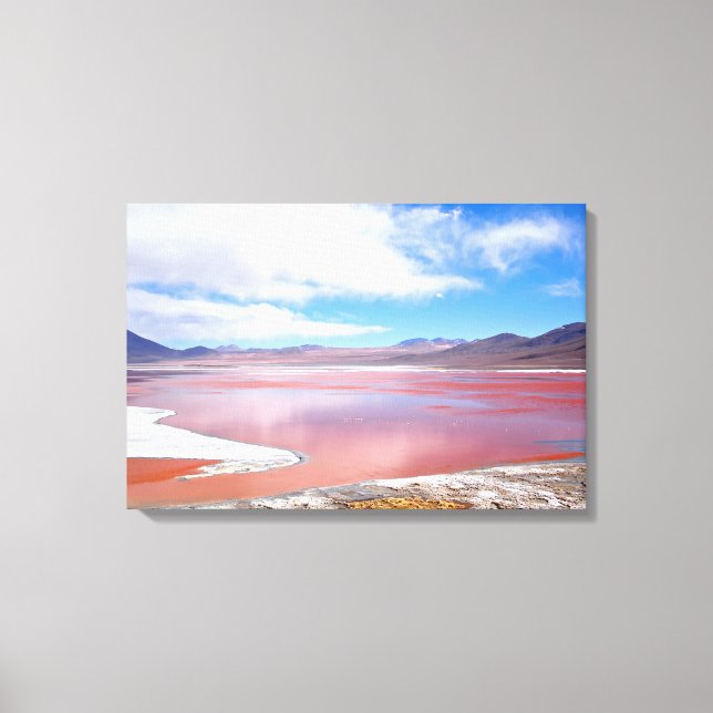 impressão em tela Laguna Colorada (Frente)