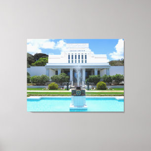 Impressão Em Tela Laie, templo de Mormon de Havaí