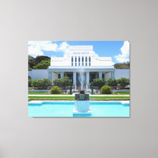 Impressão Em Tela Laie, Templo Mormon Hawaii