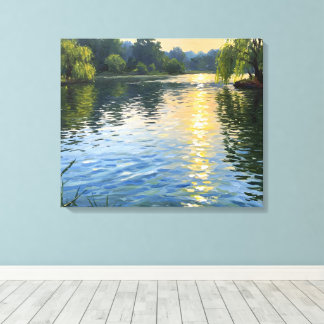 Impressão Em Tela Lake