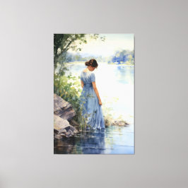 Impressão Em Tela Lakeside Solitude