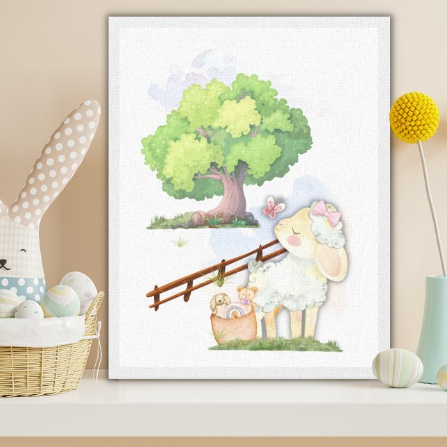 Impressão Em Tela Lâmpada pequena no campo de tela 11"x14" (Criador carregado)