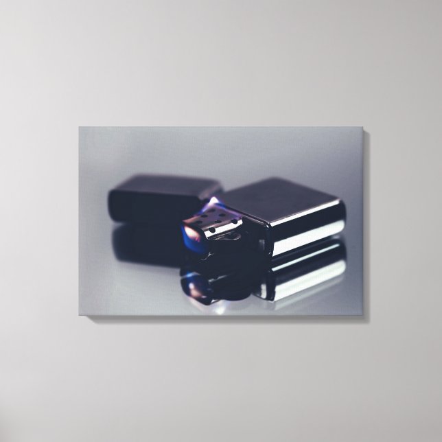 Impressão Em Tela Lâmpada Zippo. Belas artes (Frente)