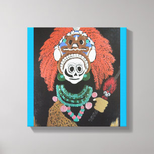 Impressão Em Tela Lança maia risca "nascer de fogo"