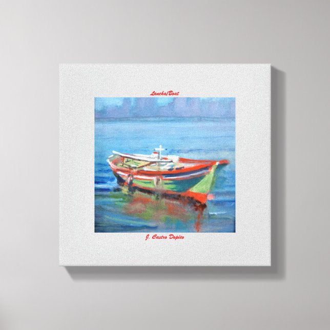 Impressão Em Tela Lancha/Boat (Frente)