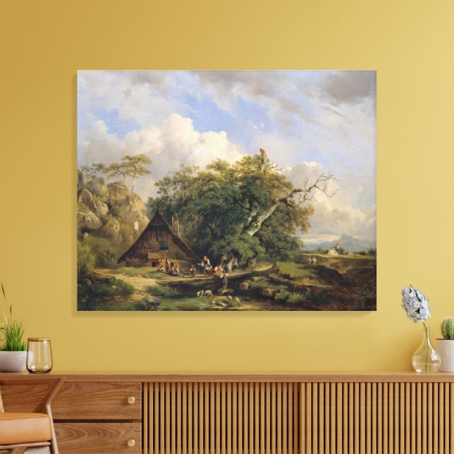 Impressão Em Tela Landschaft bei Gutenstein - Dominik Schufried (Insitu(Sala de estar))