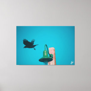 Impressão Em Tela Langley Crow na Série Light Poste #10