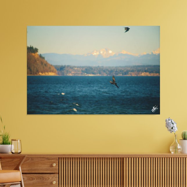 Impressão Em Tela Langley Waterfront #10 (Insitu(Sala de estar))